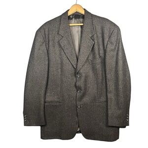 Fierte s.r.l. Today's Man Blazer Mens Brown Grey Plaid Bozzalla Lesna Italy